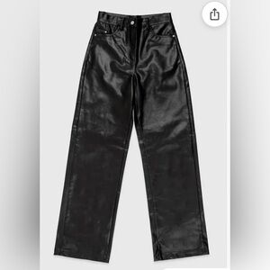 Deluc Black Straight Leg Pants